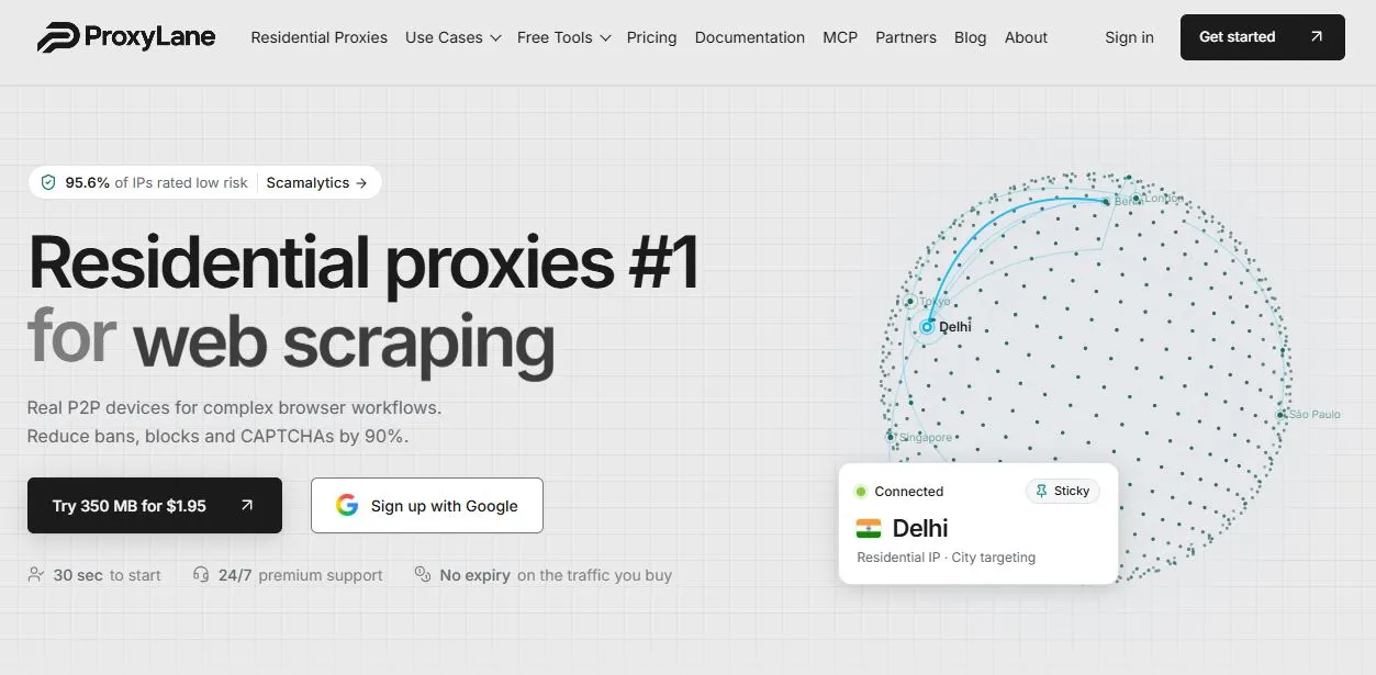ProxyLane dashboard screenshot